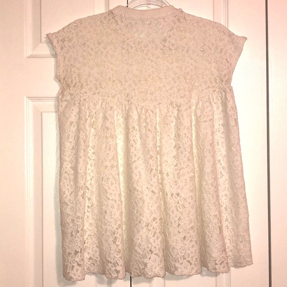 Kimchi Blue Lace Baby Doll top S - Picture 3 of 8